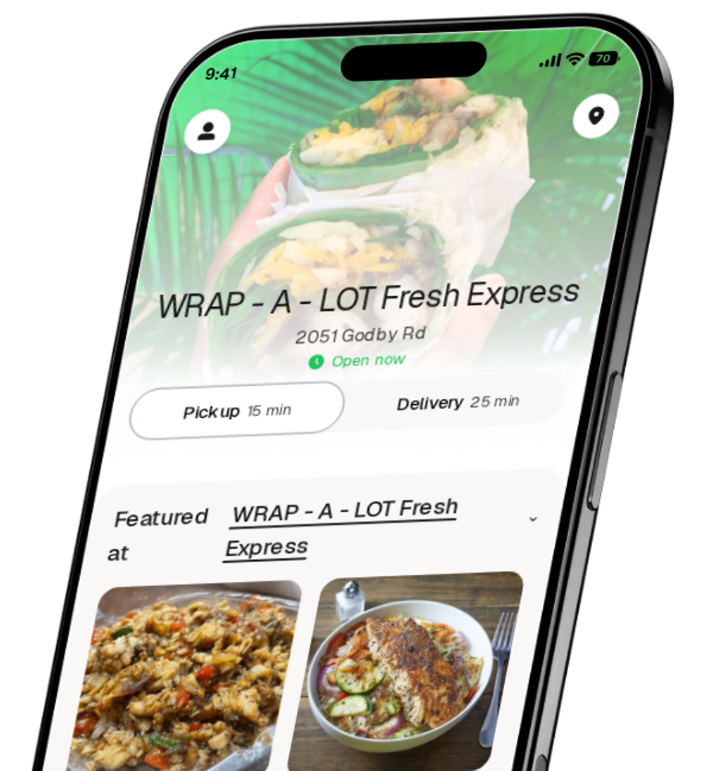 WRAP - A - LOT Fresh Express app preview