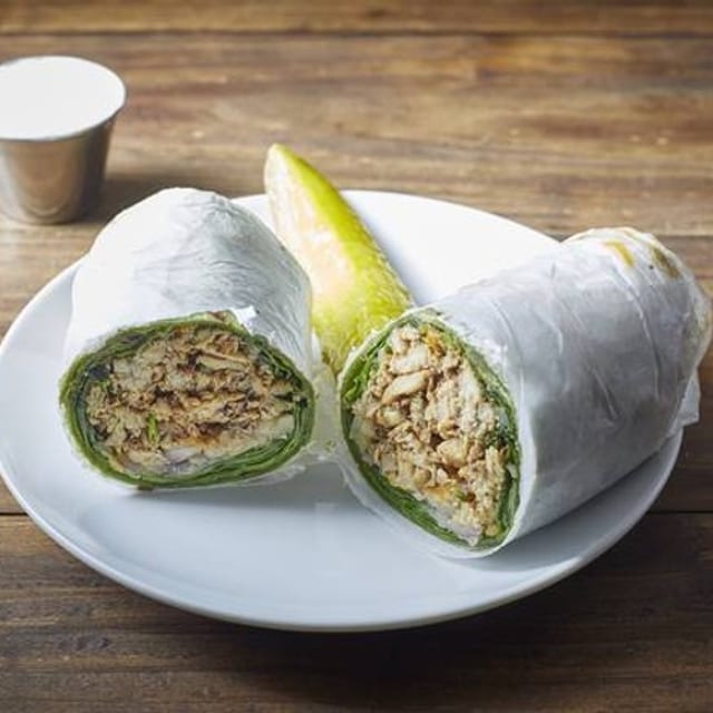 Jerk Chicken Wrap.
