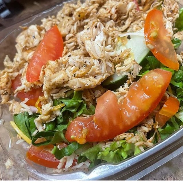 Mini Caesar Chicken Salad.
