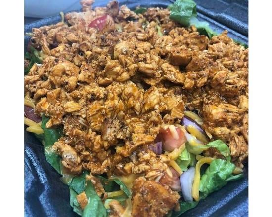 Buffalo Shrimp Salad.